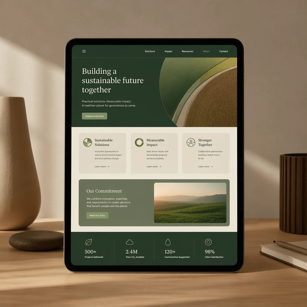 Green Earth — sustainability platform